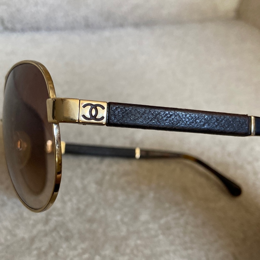 chanel aviator sunglasses